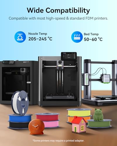 Image of JAYO Matte PLA 3D Printer Filament Bundle 2KG, PLA Matte Filament 1.75mm Bulk, 8 Pack 250g Spool Filament (Black, White, Blue, Red, Pink, Orange, Light Yellow, Olive Green)