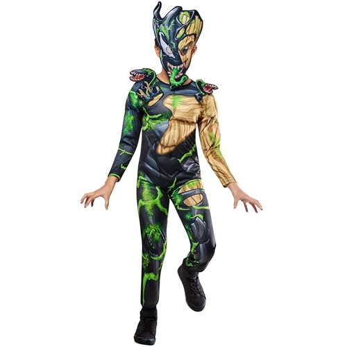 Rubies Official Disney Guardians of the Galaxy Venomised Groot Child Costume Kids Fancy Dress Size Age 7-8 Years Halloween