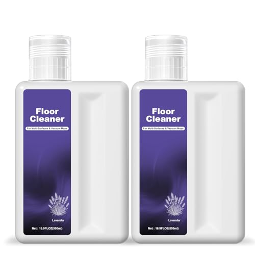 Image of Floor Cleaning Solution Compatible With Dreame Cleaning Solution, Rich, Long-lasting, Floor Cleaner for All Robot Vacuum and Wet /Dry Vacuum Cleaners (Lavender, Total 1 L)