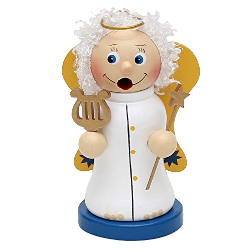 Dekohelden24 Süße Räucherfigur als Engel, ca. 13 cm