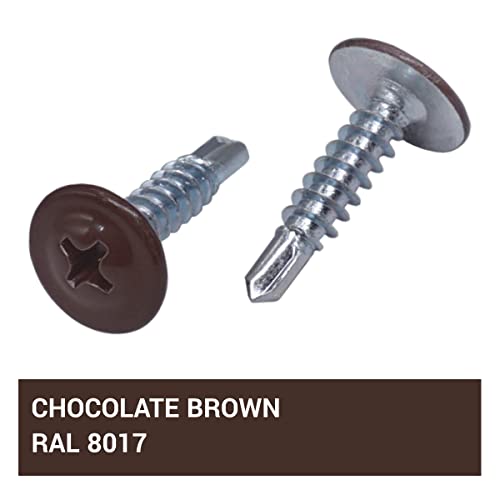SKIR'CO (Pack of 50 pcs) Painted 4.2 x 16 mm Self Drilling Screws, Phillips Modified Truss Head, Sheet Metal Screw - Image 4
