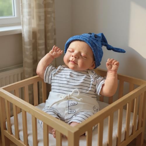 Muñeca Reborn Bebé Niño Realista 18 Pulgadas miniatura 5