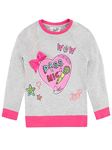 JoJo Siwa - Sweat-Shirt - Jo Jo - Fille - Gris - 5-6 Ans