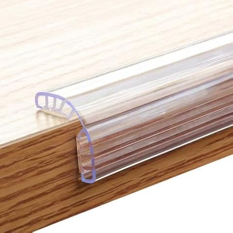 HOMREALM Baby Proofing,6.6ft(2M),Silicone Soft Corner Protectors with Pre-Taped Strong Adhesive, Edge Protectors for Sharp Corners of Cabinets, Tables Cover