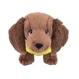 サンレモン アミコケーン ミニチュアダックス ブラウン M 14×31×15cm ぬいぐるみ アニマル 犬 P-9122