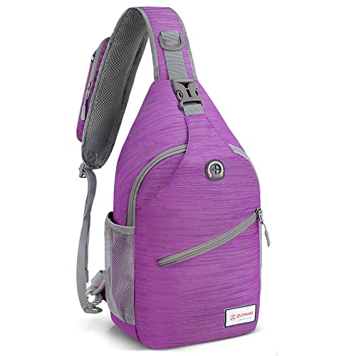 ZOMAKE Sling Bag,Small Crossbody Sling Backpack Shoulder Daypack for Travel