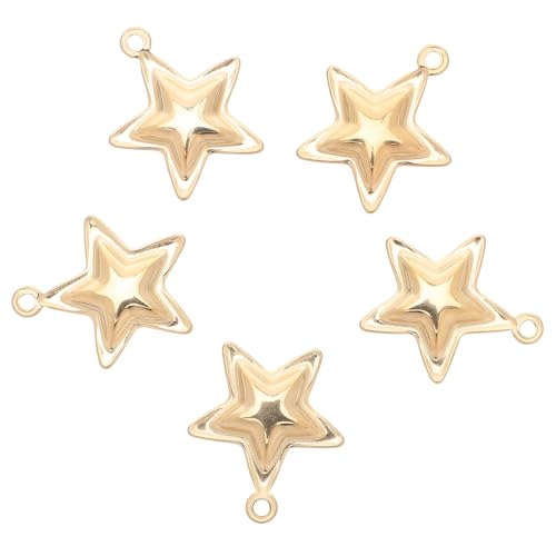 Cabilock 6 Stück Teiliges Edelstahl Charms Fünf...