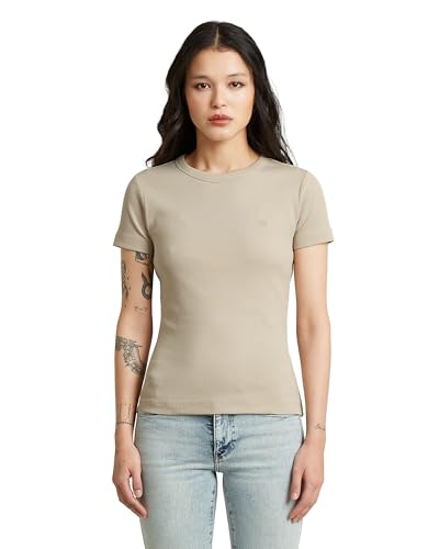 T-shirt Slim Rib t WMN haut côtelé pour un style casual quotidien