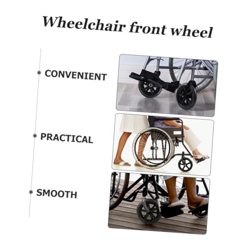 Roue fauteuil roulant solide de qualité supérieure avec roulement fluide - 4