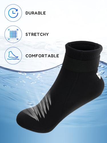 Chaussette de plongée pour garçons filles 3mm protégeant du froid marin