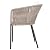 Udorich Enhance Outdoor Dining with 7 Piece Patio Dining Set, Ergonomic Design with Acacia Wood Tabletop, Metal Frame, Beige