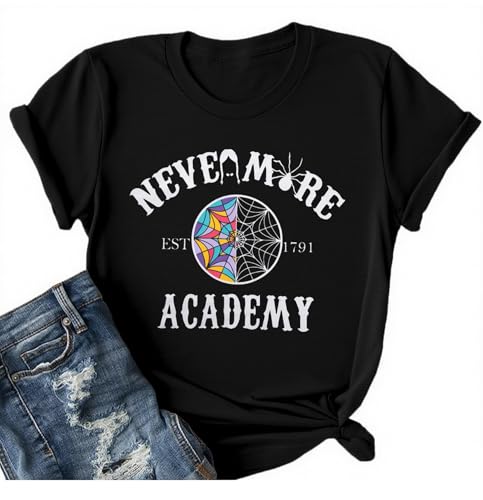 Halloween Shirts for Women Halloween Graphics Shirt Funny Halloween Tees Tops Dark Grey