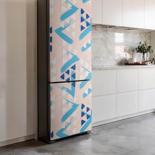 Autocollant pour réfrigérateur 60x190 cm géométrique
