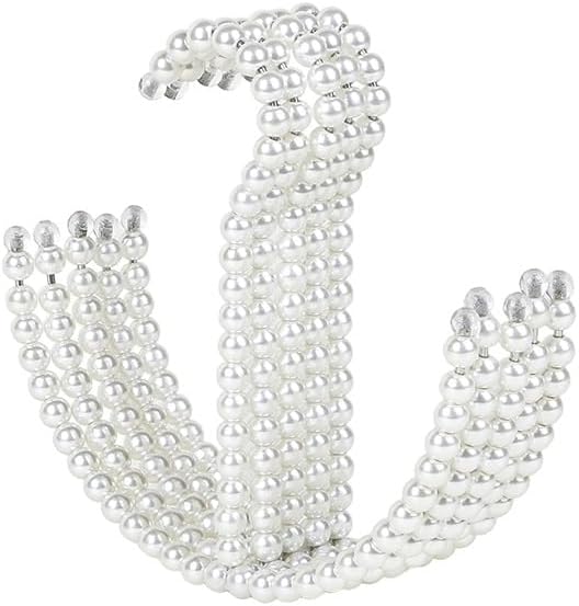 Pearl Scarf Hanger Multi Functional Hat Tie Hook Home Use Clothing Storage Display Stand