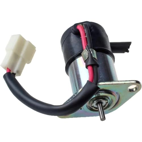 Válvula solenoide de cierre 12 V 052600-4151 16271-60012 compatible con Kubota BX2200D BX23D BX2660D BX2670 BX2680 KX41-2 KX61-2 KX71 KX91-2