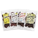 Hardtimes Handcrafted Beef Jerky - Variety Flavors - 4 Pack of 2.25 oz. Bags