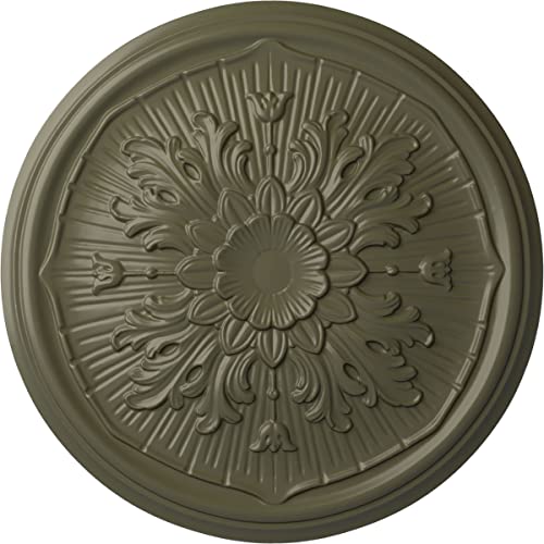 Medalla de techo Ekena Millwork CM16LUACS para ocultar cables y decorar salones 2