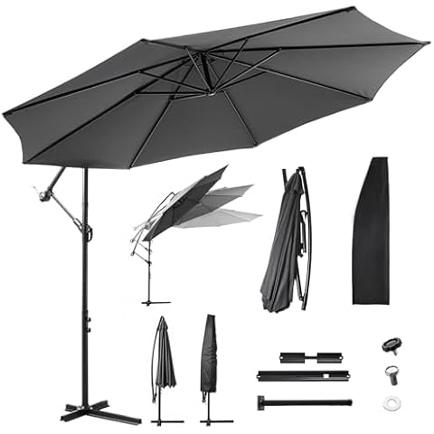 Parasol déporté OMERAI 3M Cover