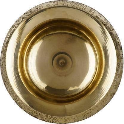 Navyaksh Creations Brass Golden Plated Pooja Kalash Lota 1