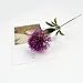 Produktbild FCS Künstliche Blumen 1pcs Dandelion Flowers Home Dekorative 25cm Kunststoff gefälschte künstliche Blumen for Home Party Hochzeit grün Reale Note Dekor (Color : Purple)