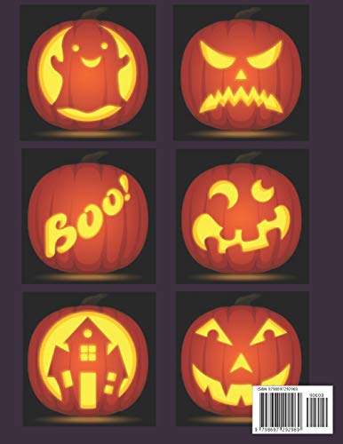 Independently Published 9798697292969 50 Pumpkin Carving Patterns: The Perfect Halloween Pumpkin Carving Stencil Book thumb #1