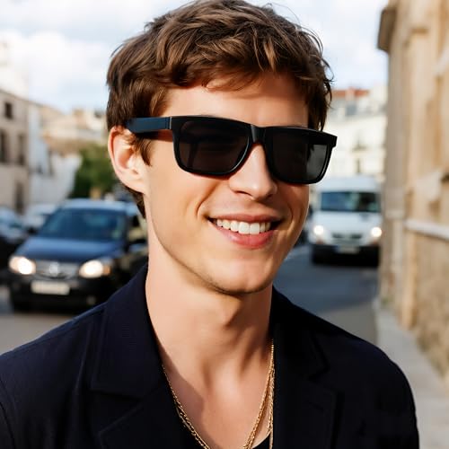 MASDUN Polarized Sunglasses for Men and Women Classic Square Frame UV Protection Sun glasses (3 Pack)2