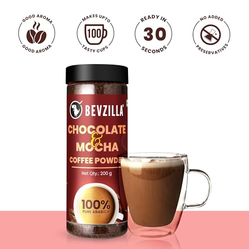 Image of Bevzilla Hazelnut Instant Coffee 200g & Choc