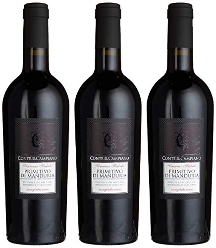 Conte di Campiano Primitivo Manduria Sessantuno trocken (3 x 0.75 l)