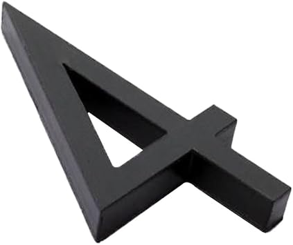 3 Inch Modern House Number, Self-adhesive House Numbers Mailbox Numbers, Street Numbers Home Address Number Door Numbers House Apartments Office, Easy Install Number 4