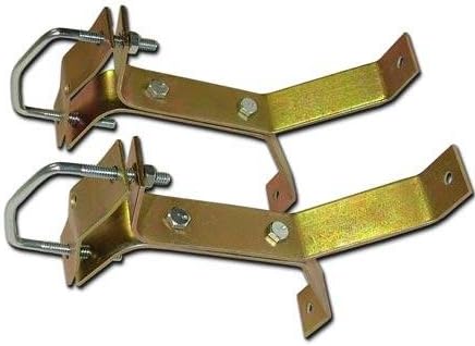 Skywalker 6” Heavy-Duty Wall Mount Pair for TV Antenna Mast with (2) Brackets with Lag Bolts