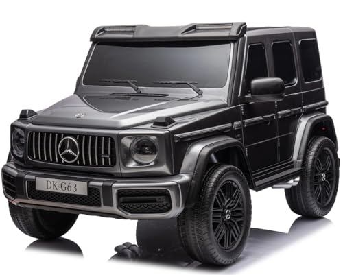FINOOS Voiture Électrique Enfant Mercedes G63 2 Places XXL 24V, 4X 200W Totale 800W 4x4 Véhicule Électrique, Télécommande de Voiture...
