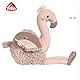 Fehn Kuscheltier Flamingo XL – Spielgefährte, Beschützer & Kuschelfreund: Großes Stofftier zum Greifen, Fühlen und Knuddeln, für Babys und Kleinkinder ab 0+ Monaten