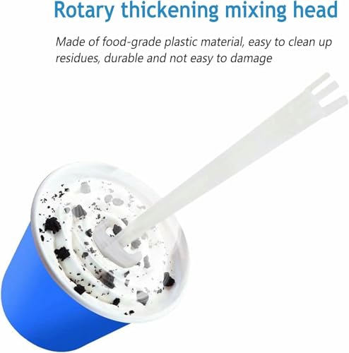 SXYKXYDL Kommerzielle Eismaschine mit 3 Bechern, 500 W Edelstahl-Kühlgetränkemixer, mit Kunststoff-Mischkopf, für köstlichen Frozen Yogurt, Sorbet und EIS – Bild 5