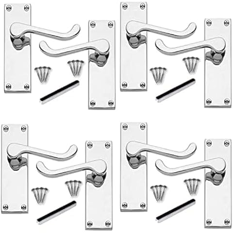 Haven Heritage Victorian Scroll Door Handles Set Cover