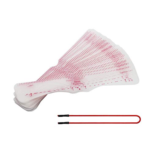 Eyebrow Stencil Eyebrow Shaper Kit 12 Styles Reusable Eyebrows Template Grooming Stencil Kit with fixed Elastic Band for Women (12 Pcs)