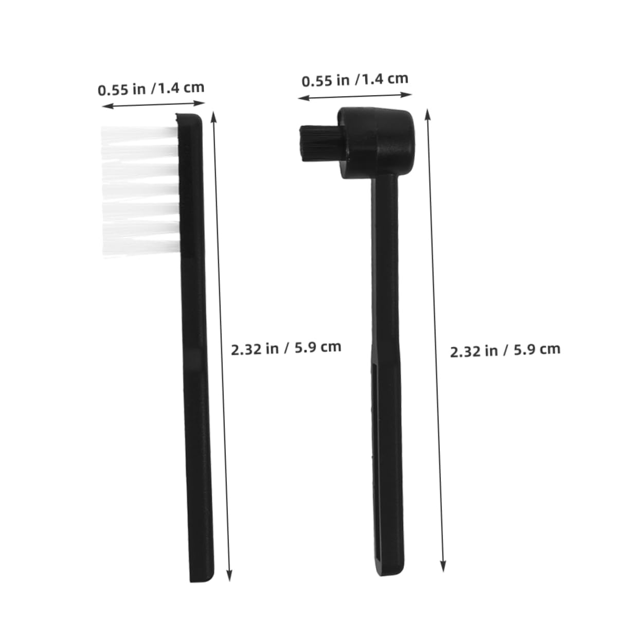 BESPORTBLE 3Pcs Turntable Cleaning Brush Bristles Static Vinyl Record Needle Cleaner Safeguard Tool for Analog Audio Systems