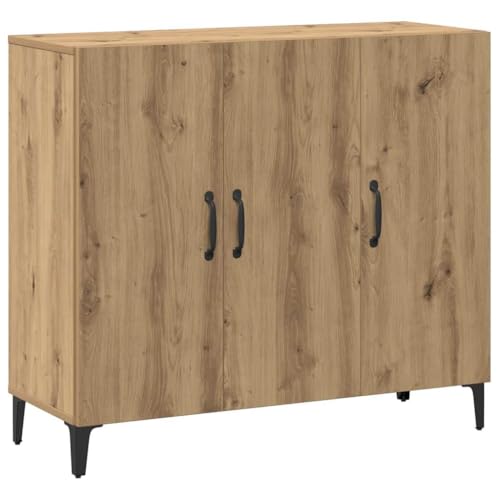 vidaXL Aparador de Madera de ingeniería Roble Artisan 90x34x80 cm