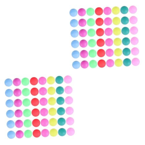VICASKY 2sets 50pcs Table Tennis Balls for Home Parties Durable Material for Game Props Entertainment Venues Crafts and Fun Activities 50pcs*2
