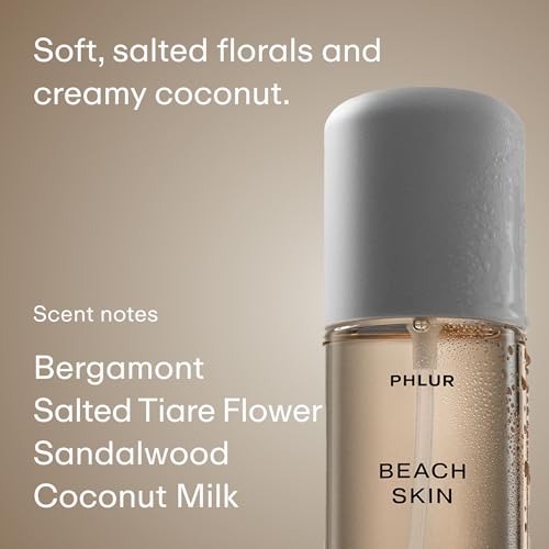 Image of PHLUR Paradise Skin Hair and Body Mist Set ($78 Value) | Travel Size Fragrance Trio Gift Set (3 x 3 fl oz), Includes Peach, Beach Skin and Vanilla Skin