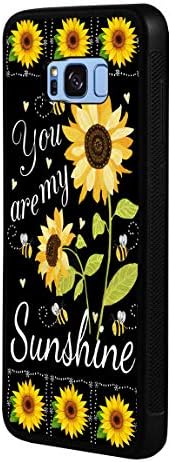 Galaxy Note 8 Case,BOSLIVE You are My Sunshine Sunflower Background Design TPU Slim Anti-Scratch Protective Cover Case for Samsung Galaxy Note 8