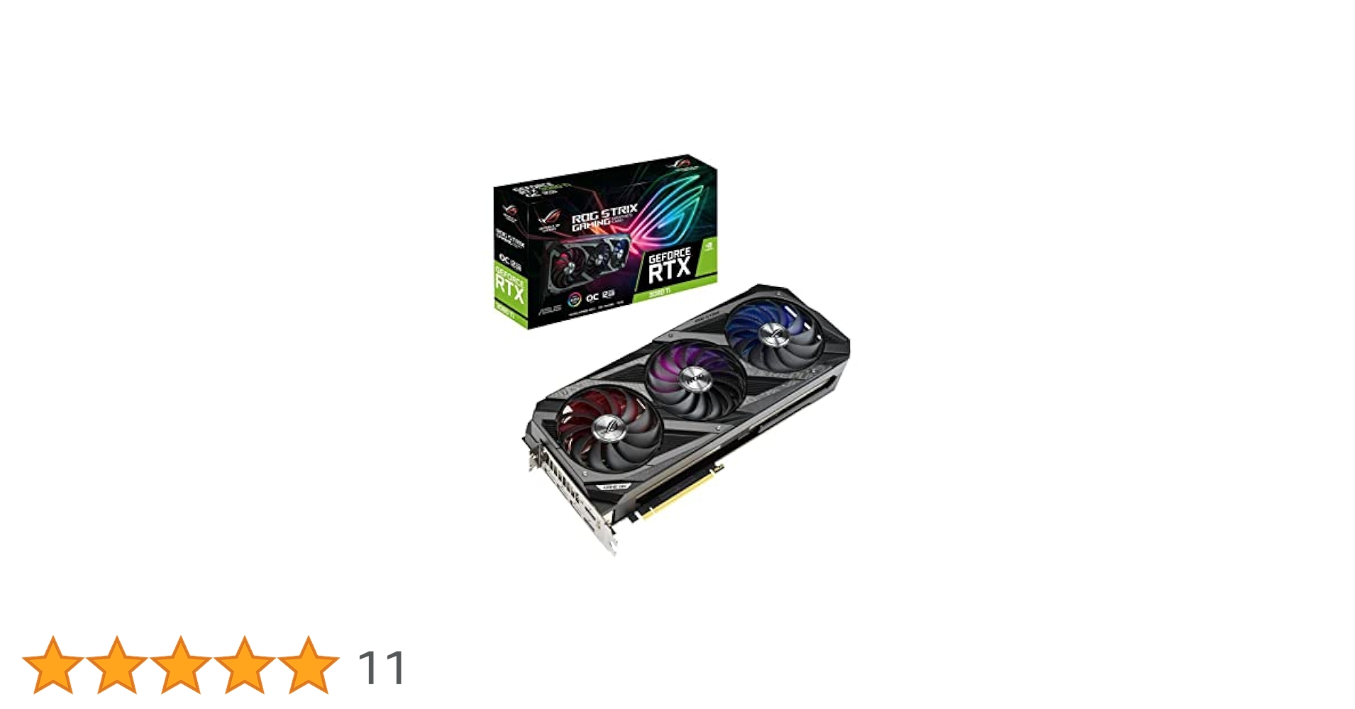 グラフィックボード・グラボ・ビデオカード ROG Strix RTX 3080ti ROG Strix GeForce RTX™ 3080 Ti OC Edition 12GB GDDR6X
