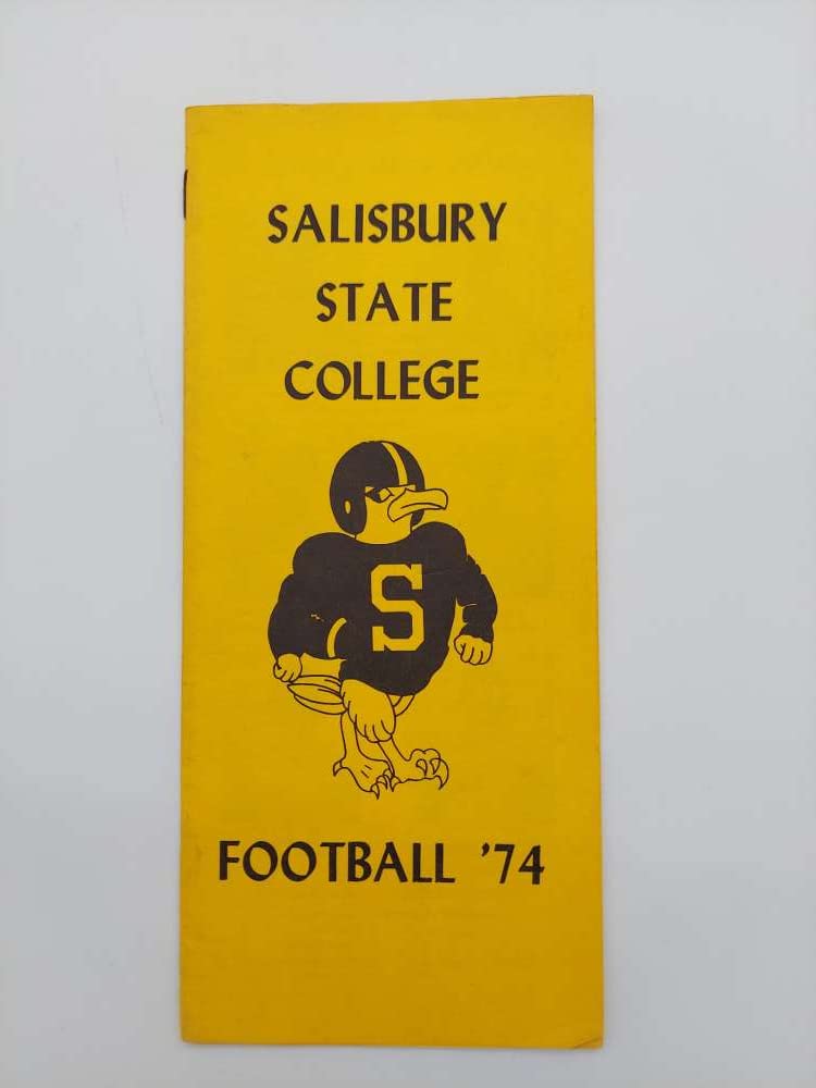 SALISBURY STATE COLLEGE SEA GULLS COLLEGE FOOTBALL MEDIA GUIDE 1974