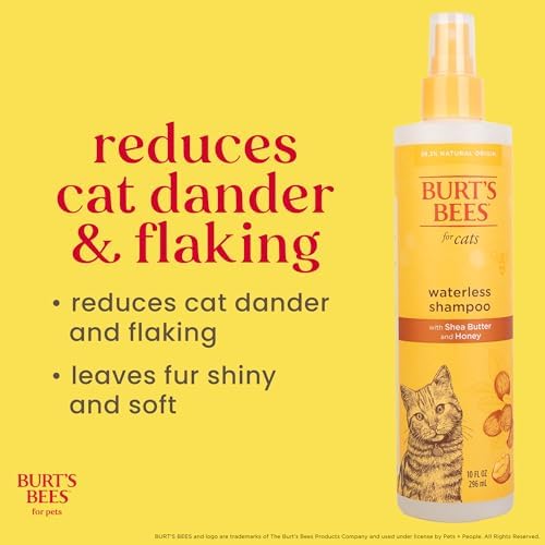 Burt's Bees for Pets for Cats Waterless Shampoo with Apple & Honey, Cats (FF7297) 2