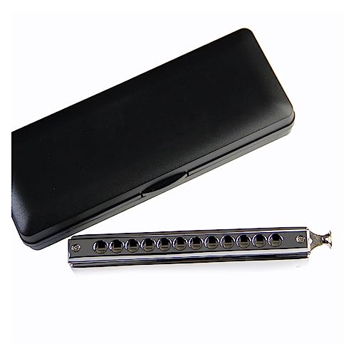 PacuM Harmonica par Instrument Key Harmonica Chromatique Orgue à Bouche 12 Trous avec 48 Tons de C Key Harmonica - Les Beatles, Paul McCartney, John Lennon, RIngo Starr, George Harrison PacuM Harmonica par Instrument Key Harmonica Chromatique Orgue à Bouche 12 Trous avec 48 Tons de C Key Harmonica – Image 5
