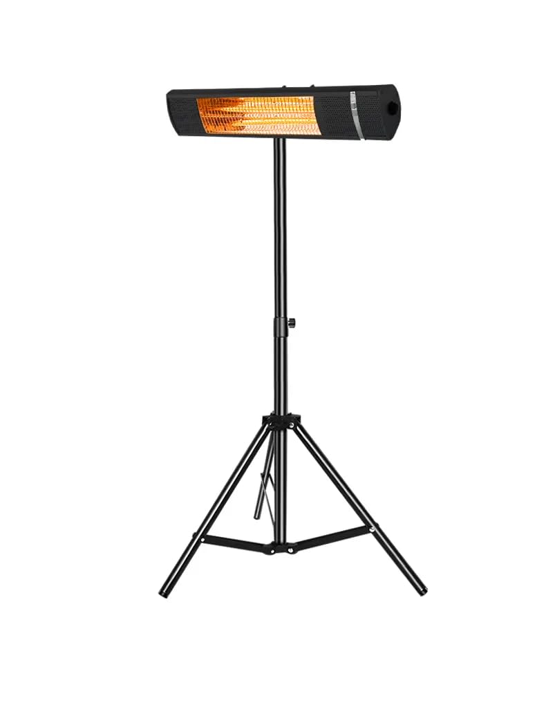 Electric Patio Heater, Tripod Type Infrared Heater, Electric Patio Indoor/Outdoor Heater with remote, for Home, Office