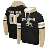 ANTKING New Orleans Hoodie Sweatshirt Custom Personalized Name and Number Gifts for Men