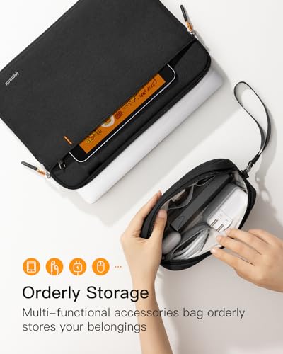 Inateck LB01011-13S-BK Shockproof Water-Resistant Laptop Bag Compatible thumb #3