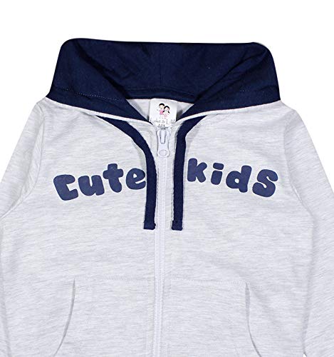 Image of Luke and Lilly Kids Hooded Sweater for Winter wear with Cotton Fabric