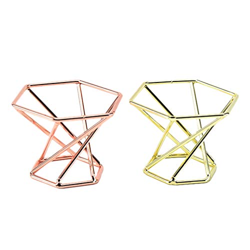 ARTIBETTER Beauty Sponge Blender Holder, Makeup Blender Holder Powder Puff Drying Stand Makeup Accessories 2pcs (Golden, Rose Gold) ARTIBETTER Beauty Sponge Blender Holder, Makeup Blender Holder Powder Puff Drying Stand Makeup Accessories 2pcs (Golden, Rose Gold)