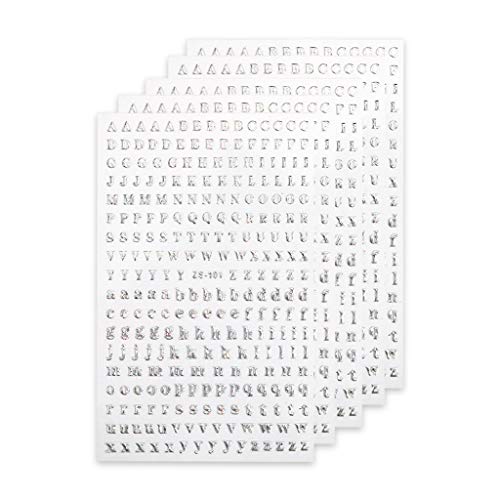 Set di adesivi per unghie con lettere 3D Chunky Glitter Nail Adesivi per realizzare colorante resina epossidica otturazioni per unghie decorazioni per il trucco..